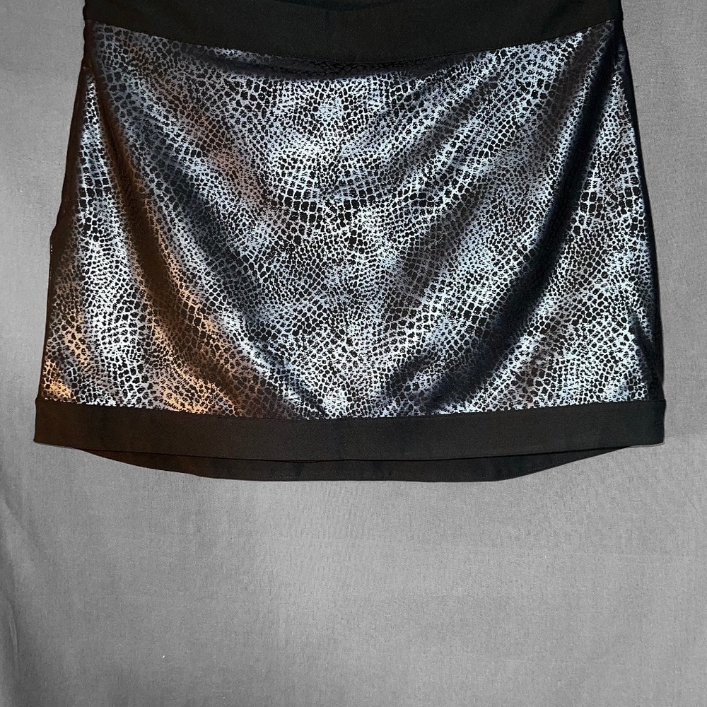 Metallic "Snakeskin" Golf Skort